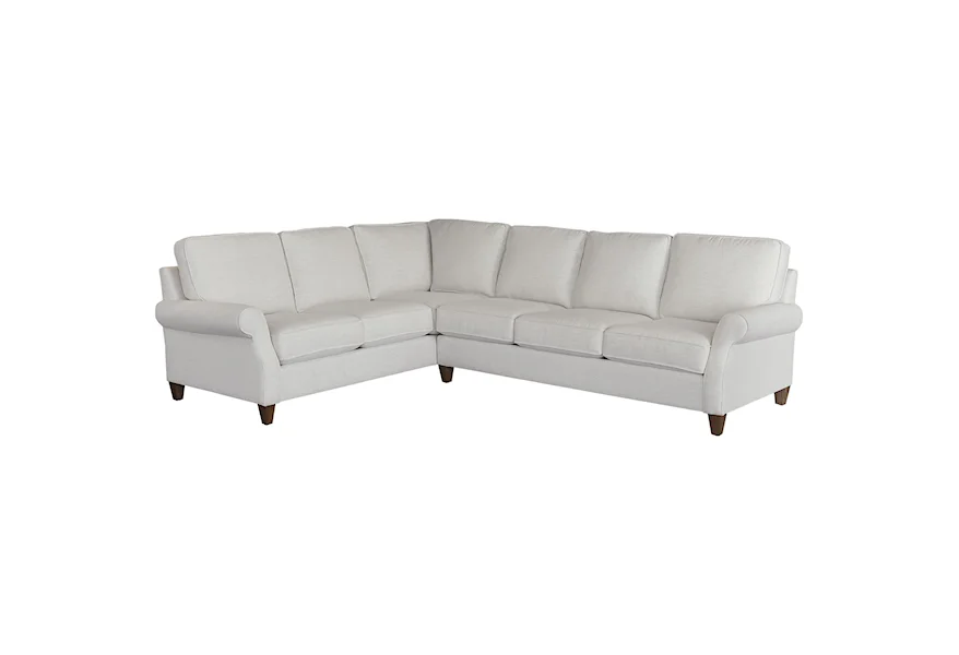 Davenport Sectional by Bassett at Esprit Decor Home Furnishings